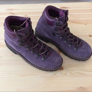 Diemme purple suede hiking style boots size 37