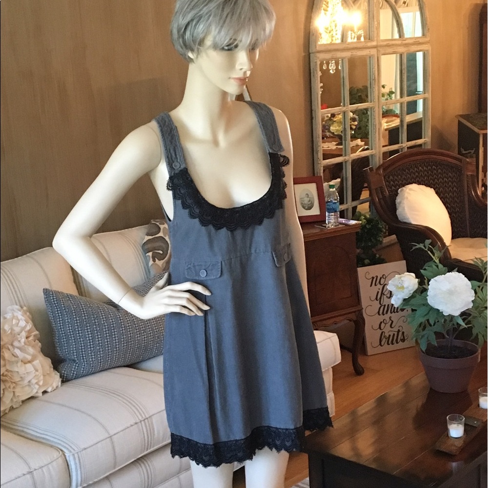 Versatile grey mini dress