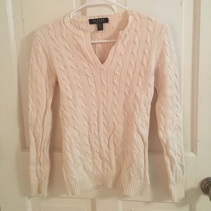 Ralph Lauren petite off white sweater