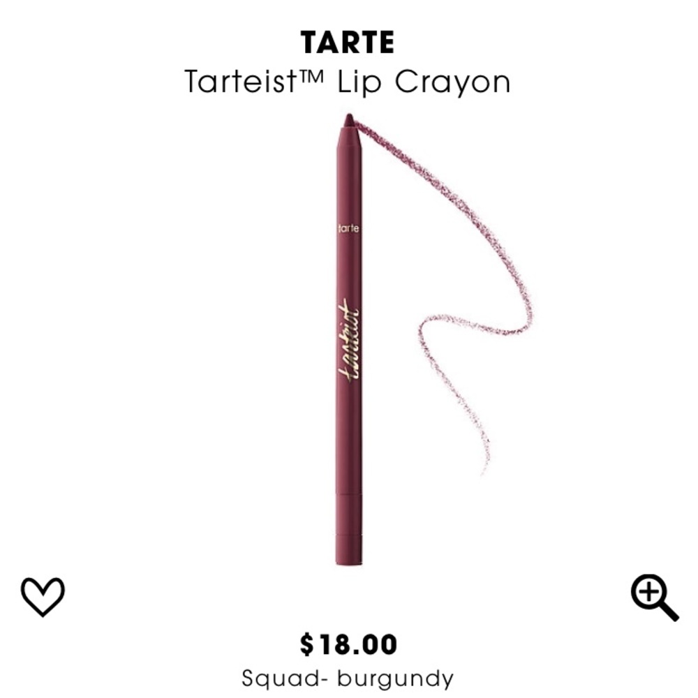 Tarteist lip crayon