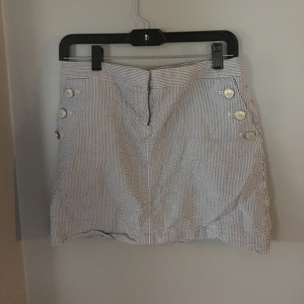 J Crew pinstripe skirt