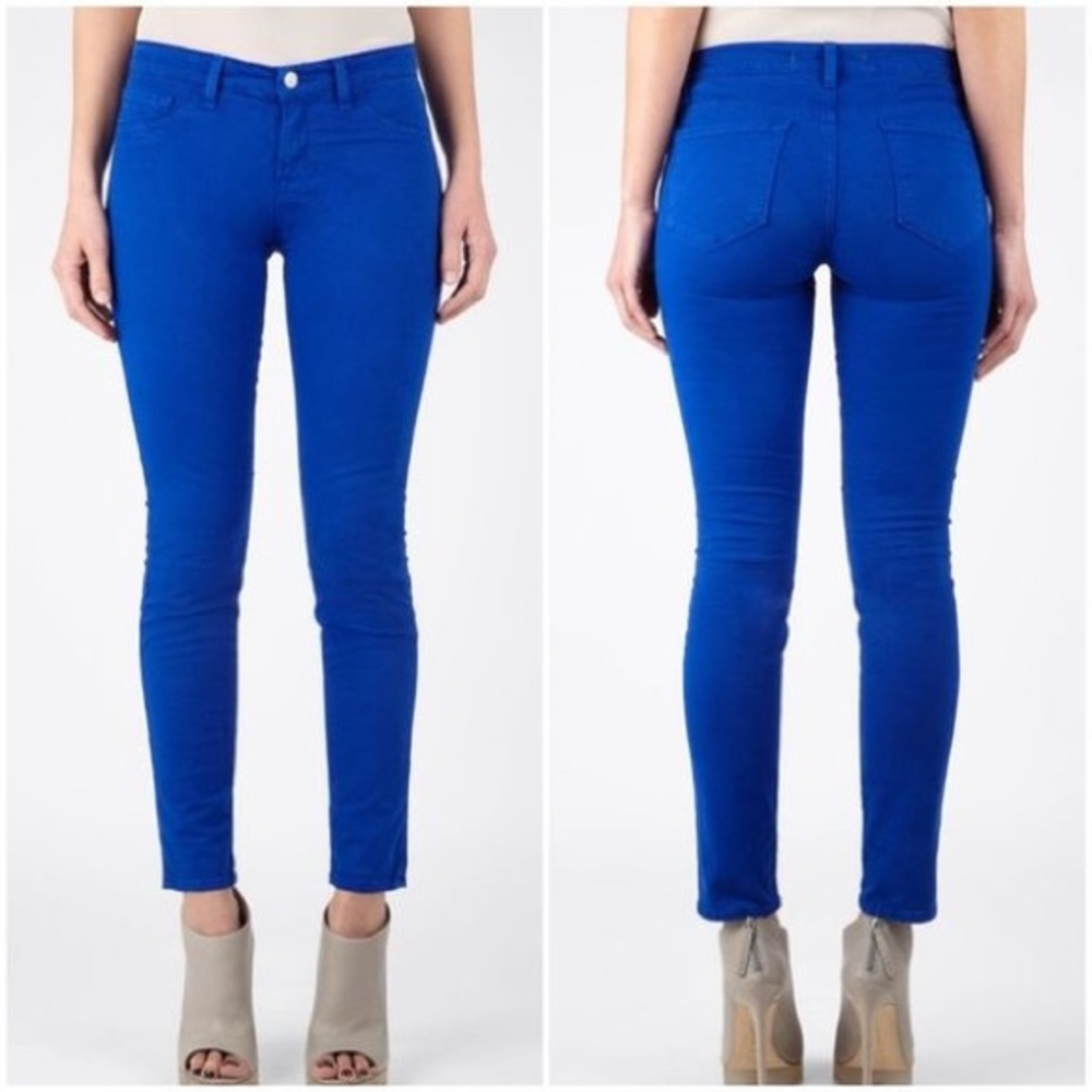 J Brand Royal Blue Skinny Jeans - Picture 2 of 5