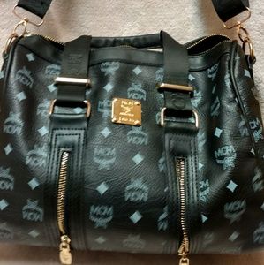 Black MCM ladies purse