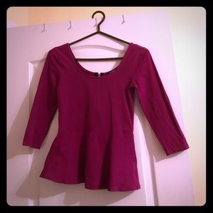 Peplum top