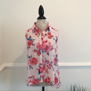 Sleeveless High-low Top