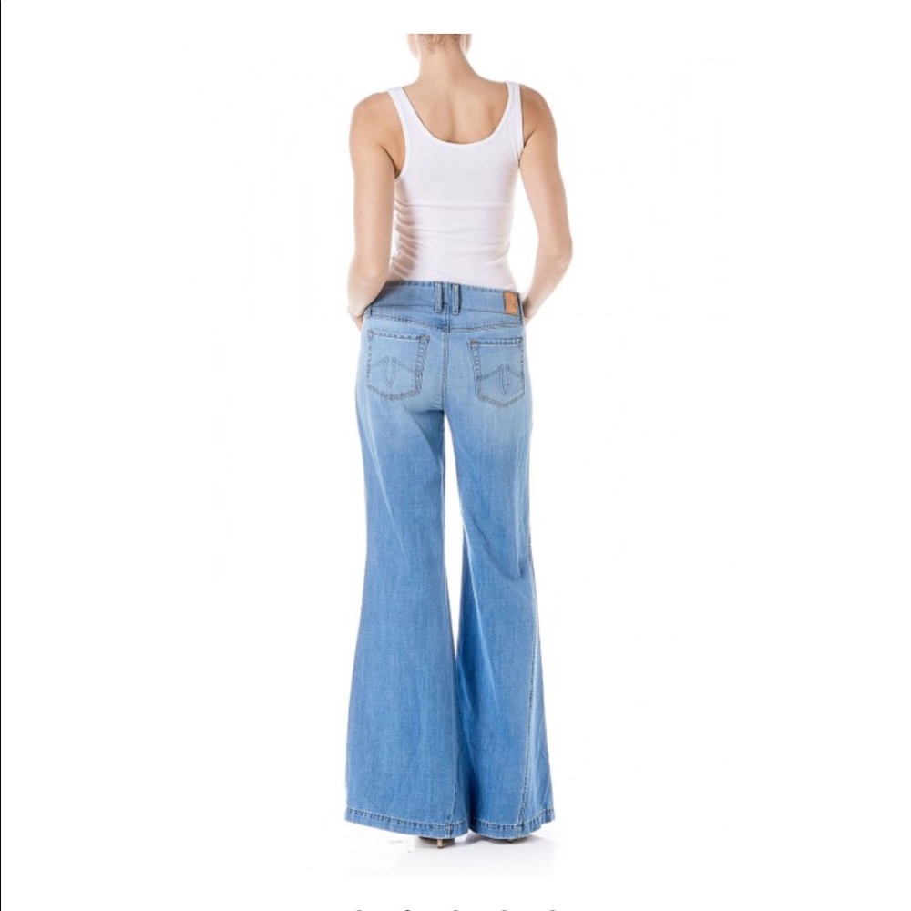 Level 99 Tyler twisted wide leg jeans - Picture 2 of 4