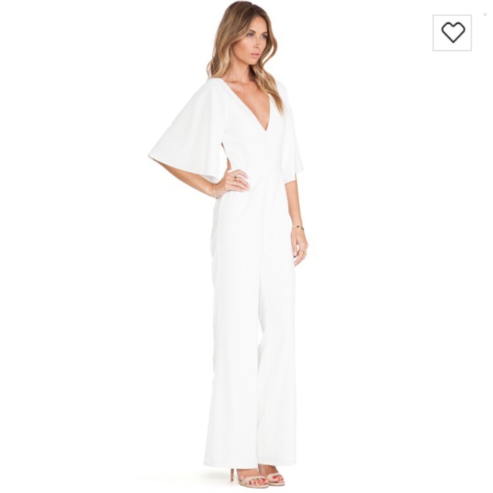 NWT Lovers + Friends Star Gazer Ivory Jumpsuit