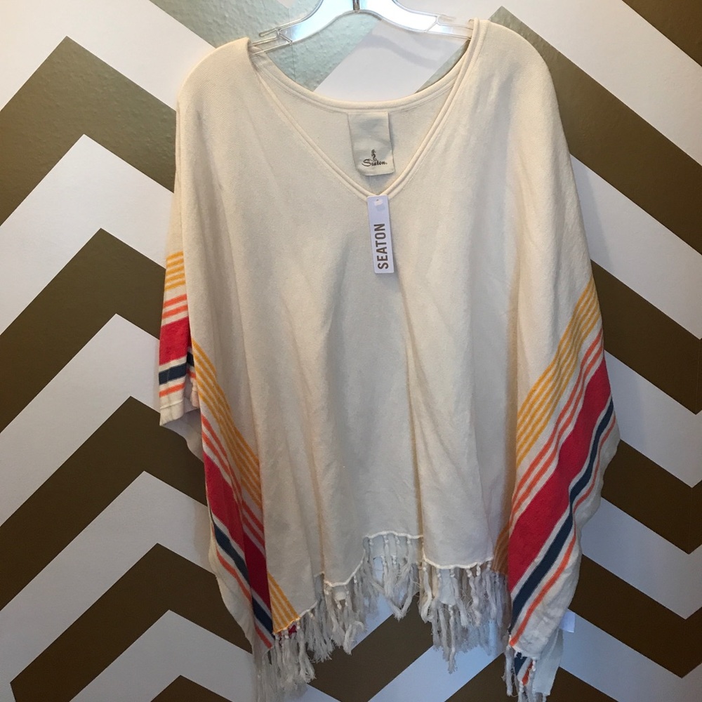 Seaton Poncho Cover Up