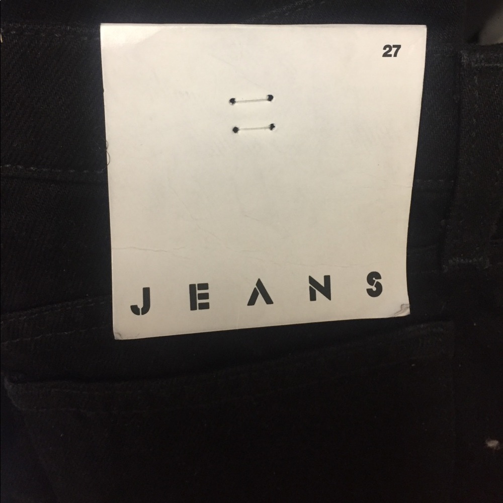 Black straight leg Jeans