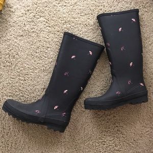 Umbrella print Wellies