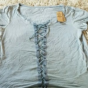 NWT lace up t-shirt