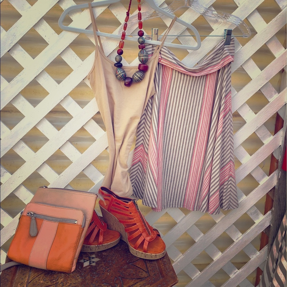 Striped skirt