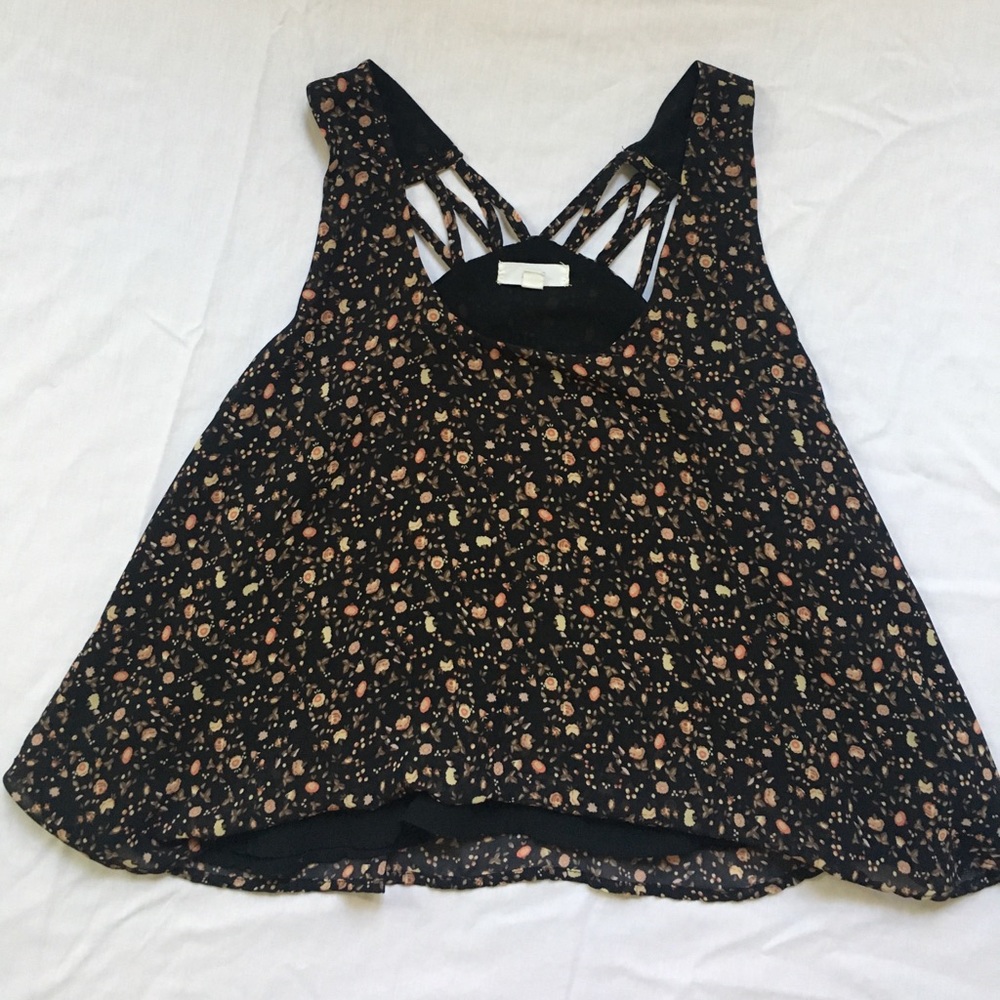 Floral tank top.