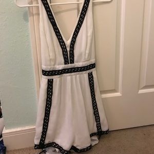 Black/white romper. Never worn before