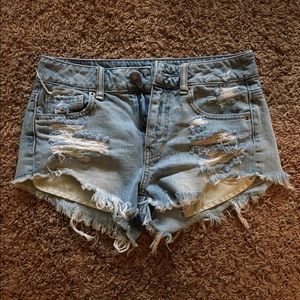 American Eagle High Waisted Short Shorts