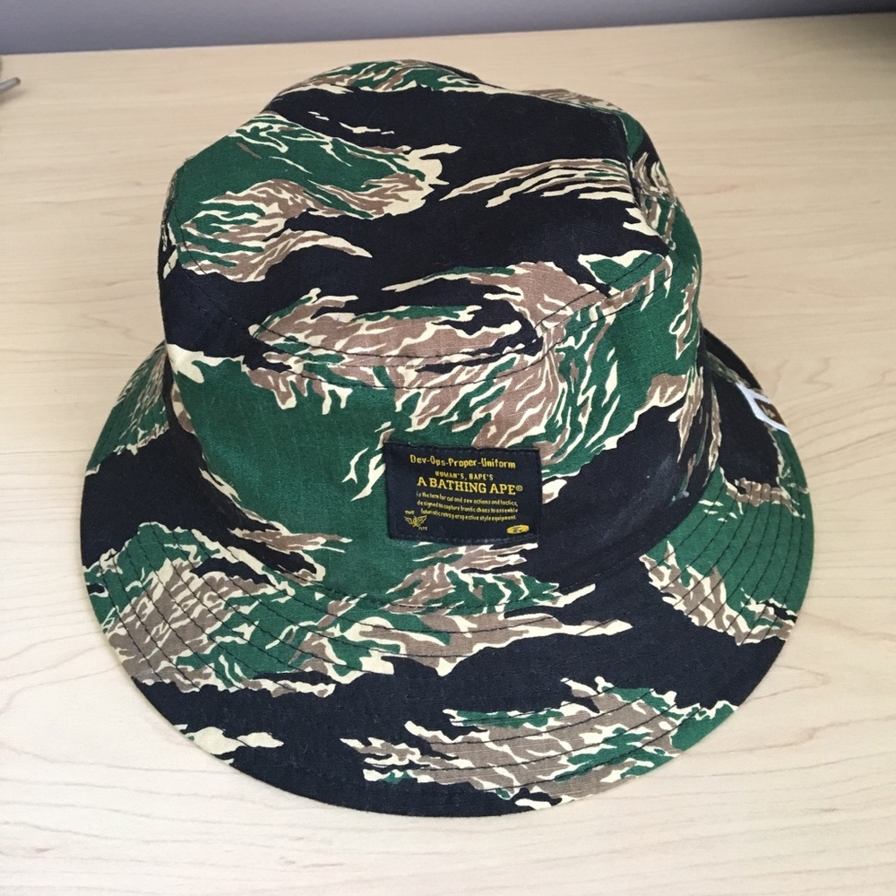 Bape Tigers Camo Bucket hat