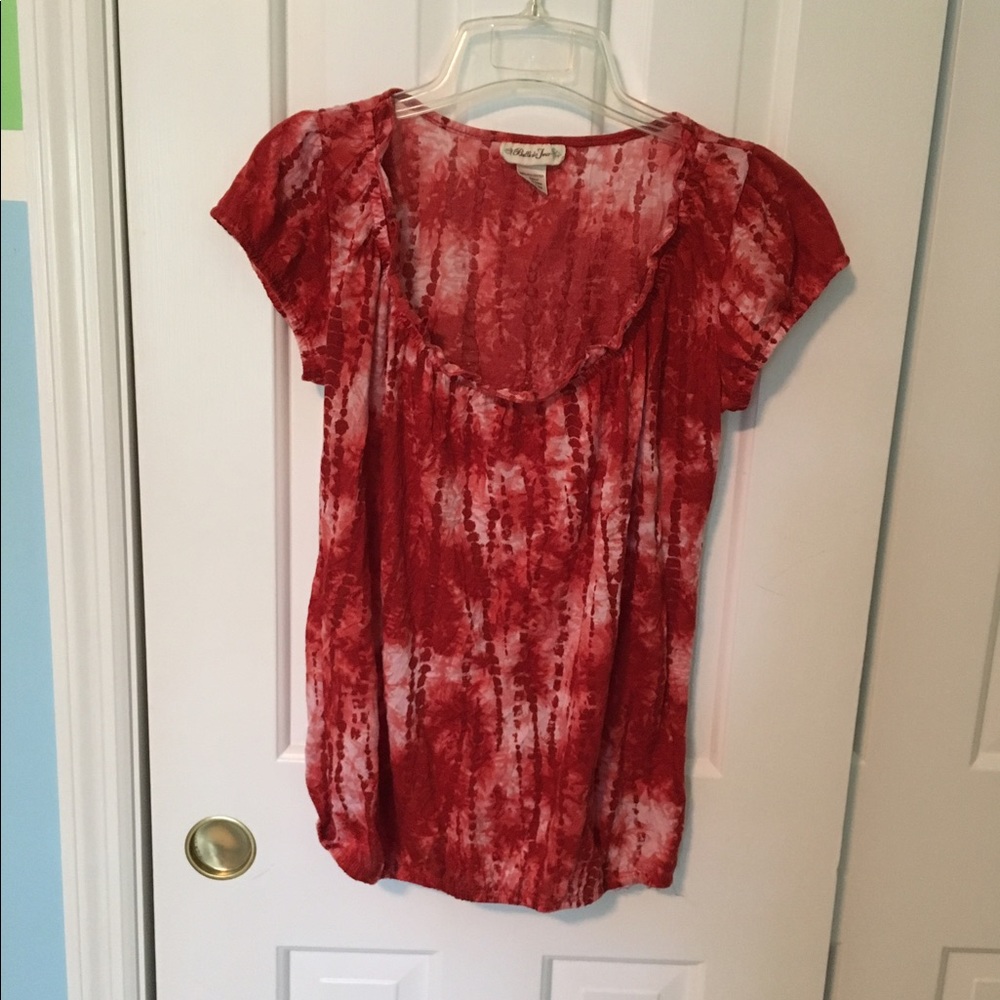 Red splatter shirt