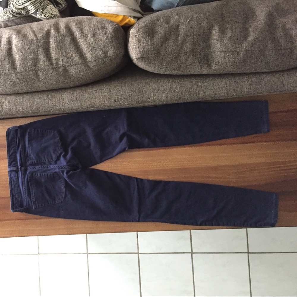 Soft Navy Blue Jeans