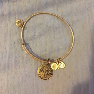 Alex + Ani gold tree of life bangle