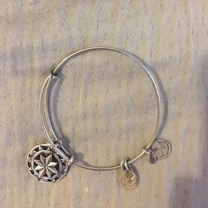 Alex + Ani silver compass bangle