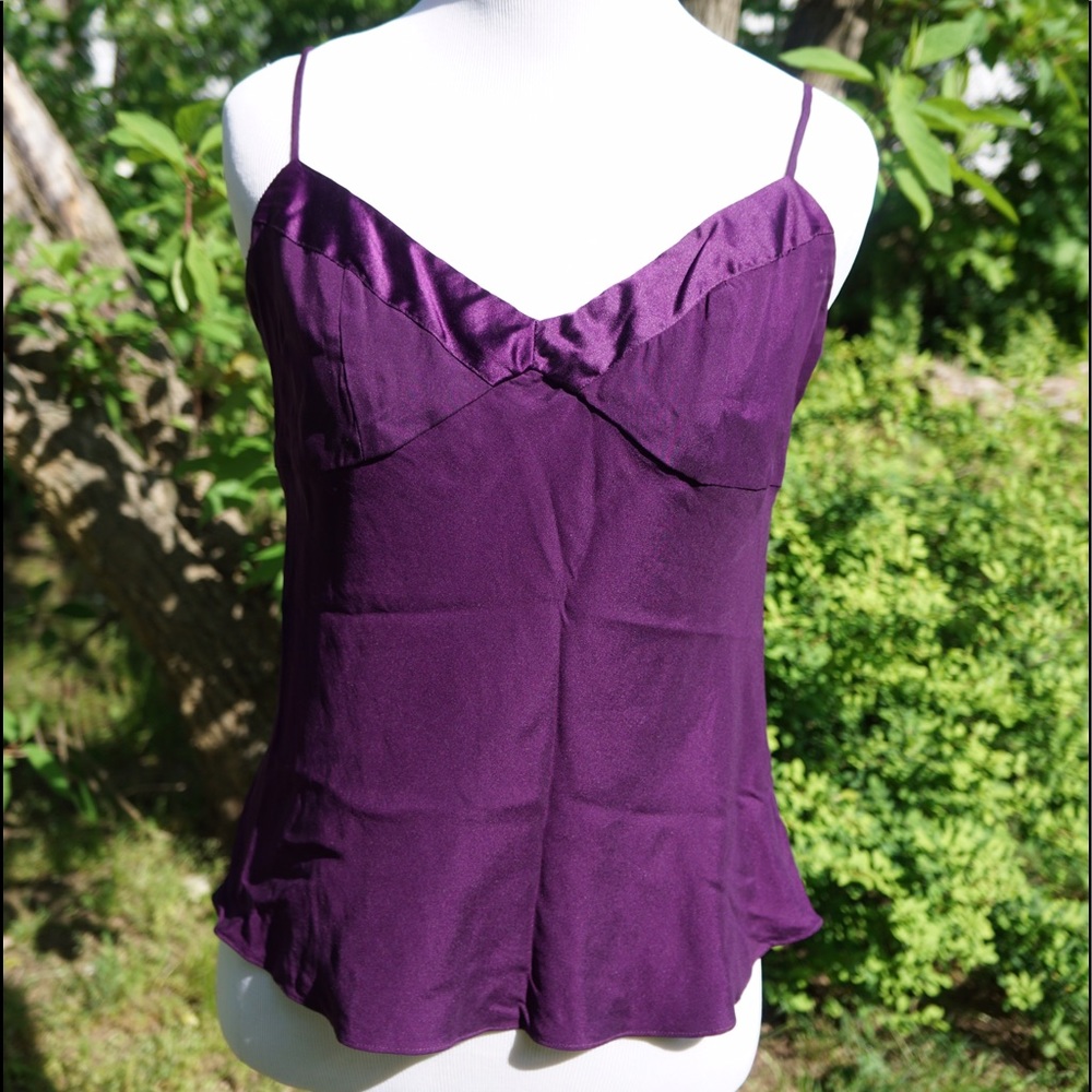 Beautiful DVF purple silk cami