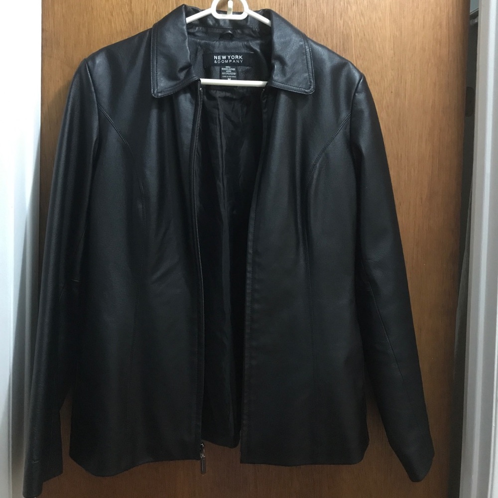 New York & Co. leather jacket