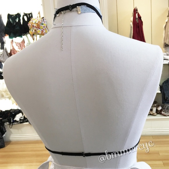 BNWT black chocker bralette - Picture 2 of 4