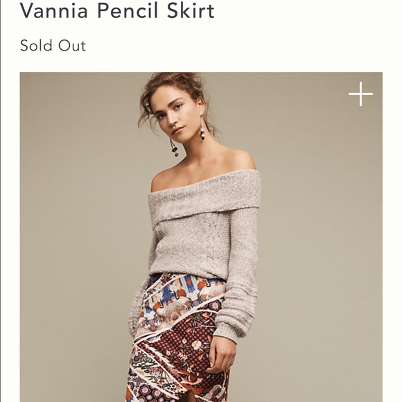 ISO ANTHROPOLOGIE SKIRT - Picture 2 of 2