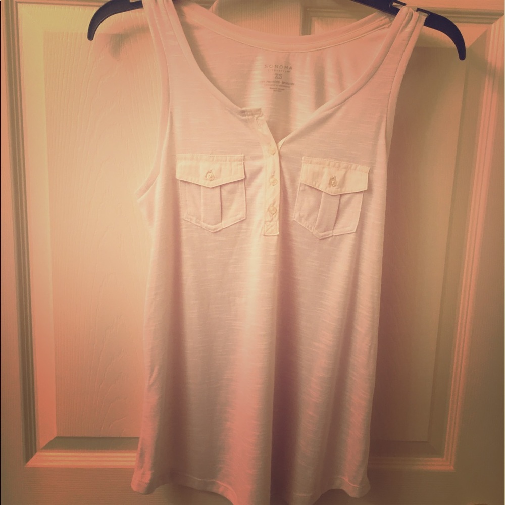 NWT Cream Tank
