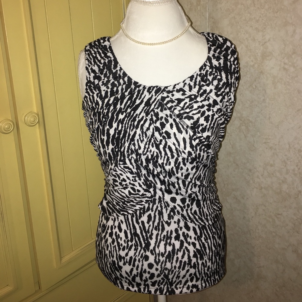 Anne Klein animal print top