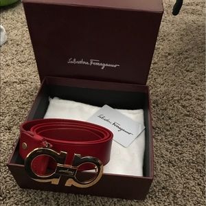 Ferragamo Red Belt