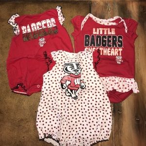 WI Badger Onesie Bundle