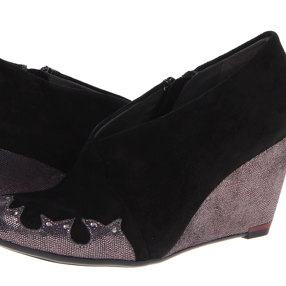 Rondola Black Suede/Lizzard Shootie