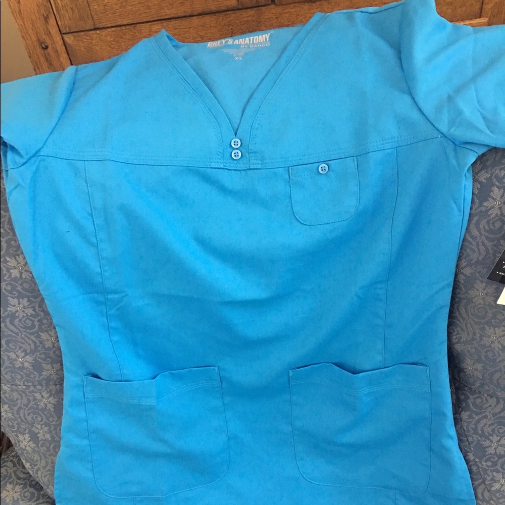 Grey's Anatomy scrub top XS