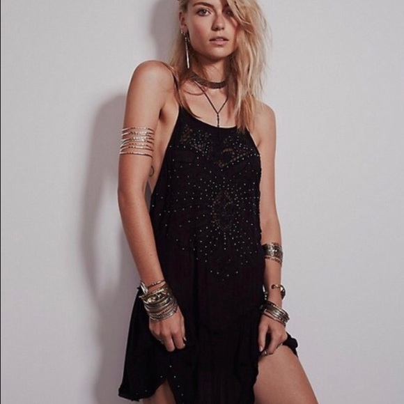 Free People Dresses & Skirts - Free people beaded dress⭐️