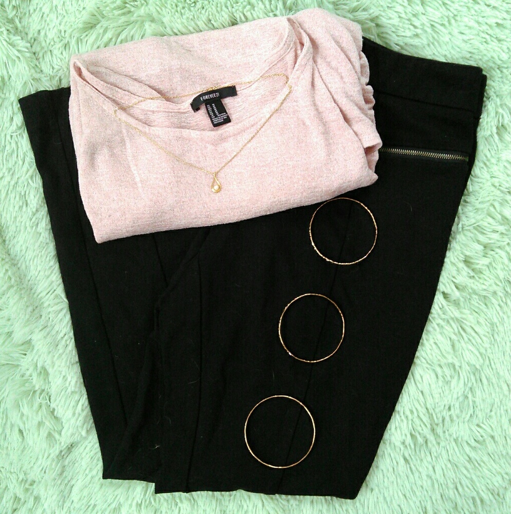 Pink Lightweight Knit Top