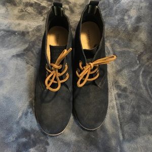 Sperry Navy Blue wedges