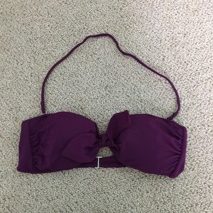 Victoria's Secret Purple Bandeau Swimsuit Top