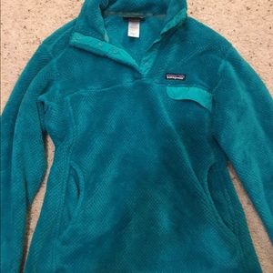 Teal Patagonia Pullover