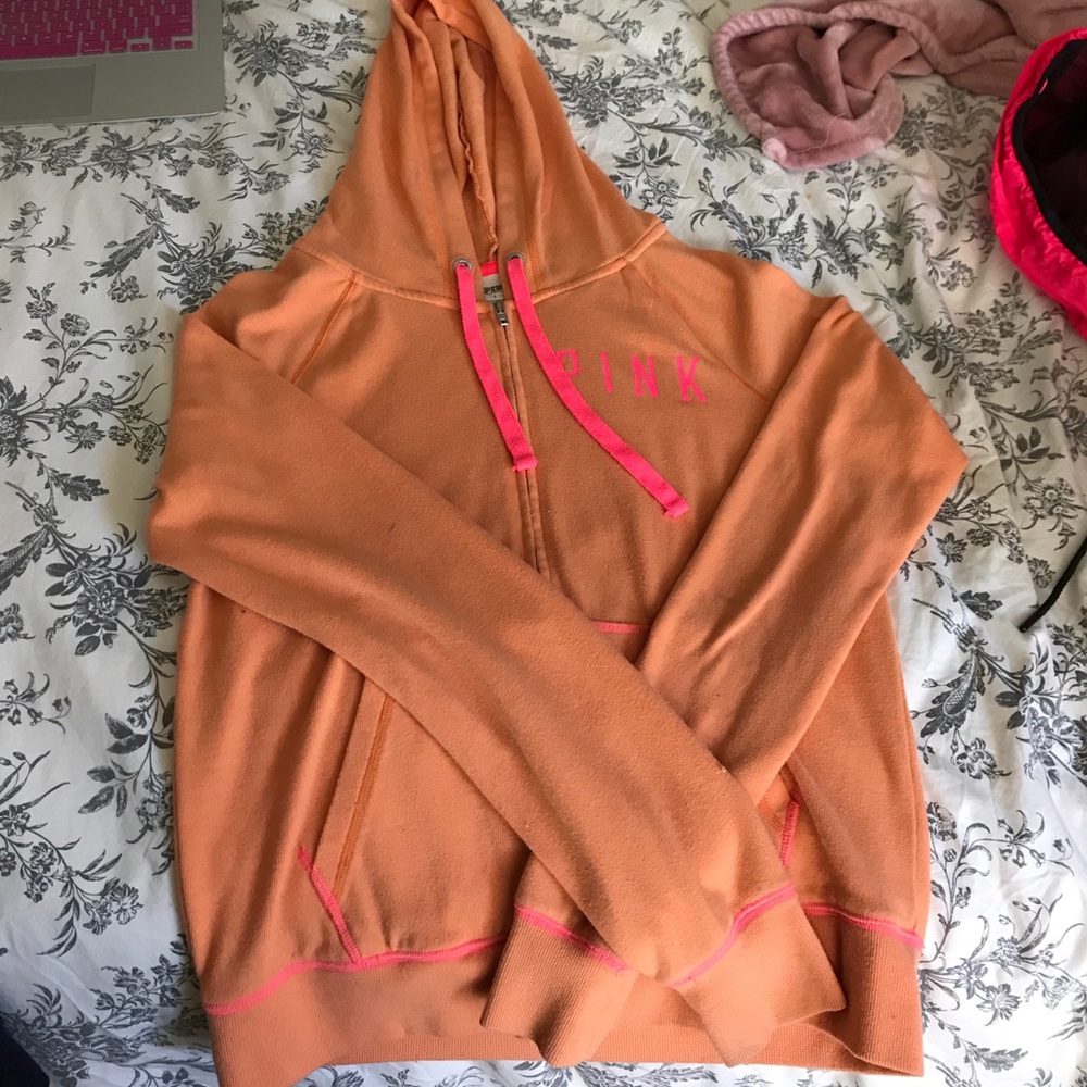 Pink zip up