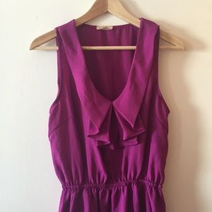 Silence + Noise Magenta Dress