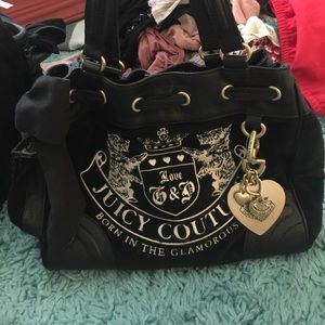 Juicy Couture Daydreamer Black Tote Bag