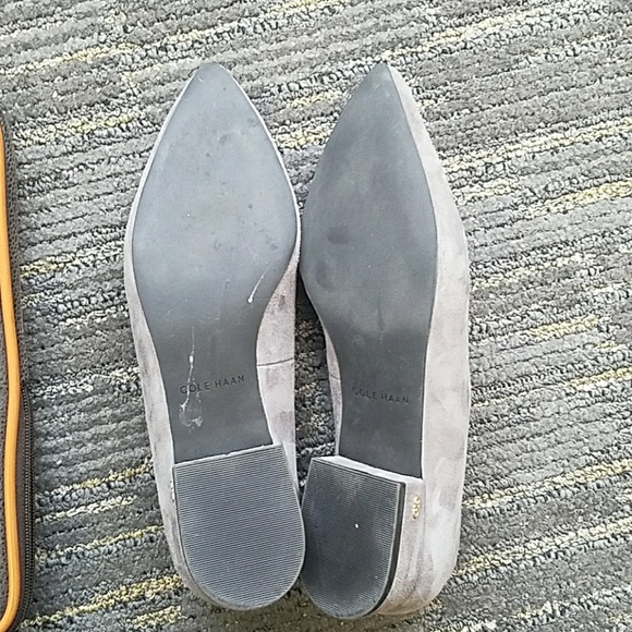 Gray suede Cole Haan Arlyss Skimmer Grand Os - Picture 6 of 8