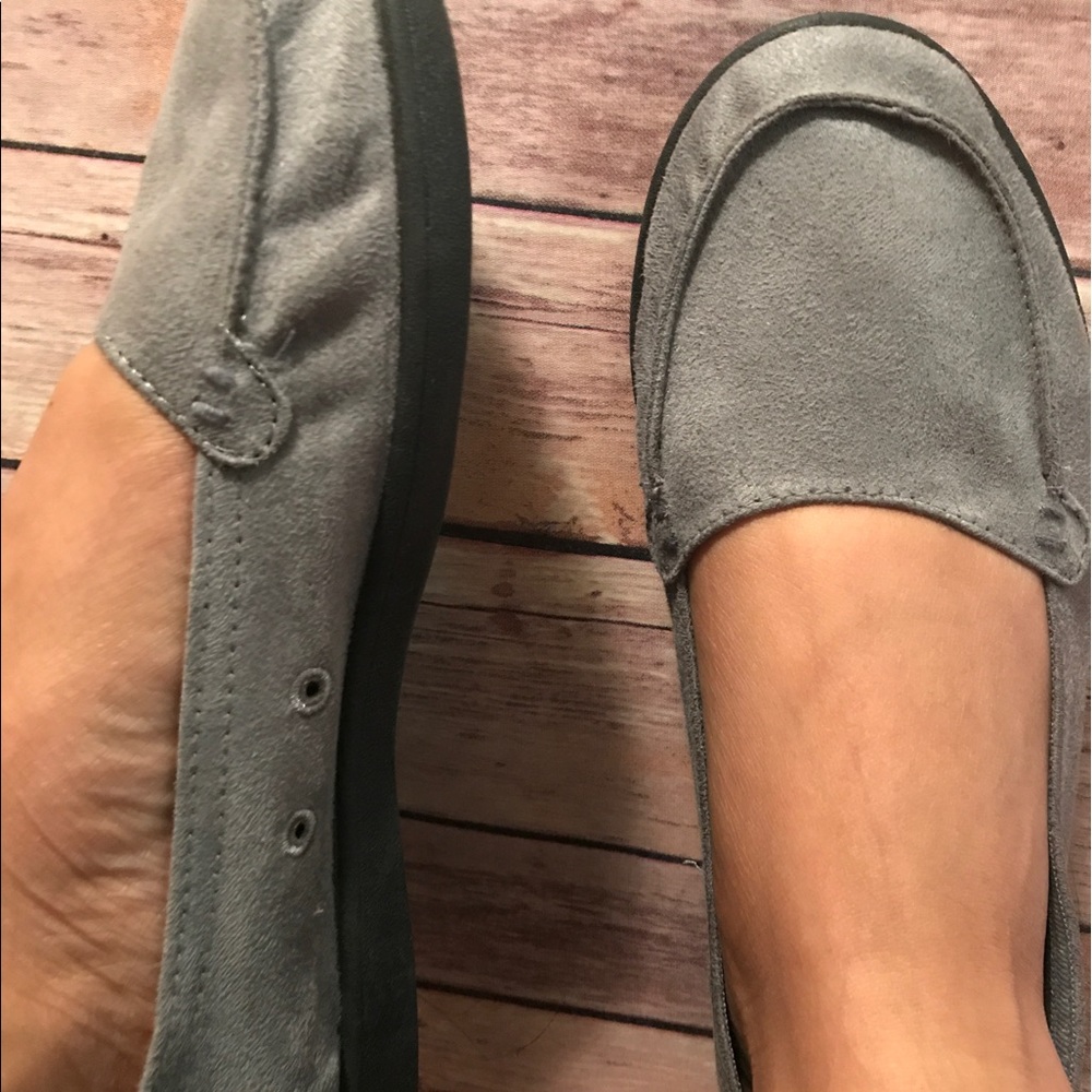 ❌SOLD❌Grey Slide in Faux Suede Smoking