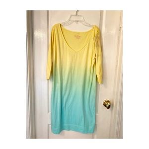 Lilly Pulitzer Eliza T-Shirt Dress (Ombré)