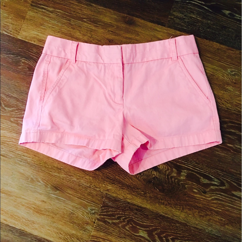 J. Crew Soft Pink Chino Shorts