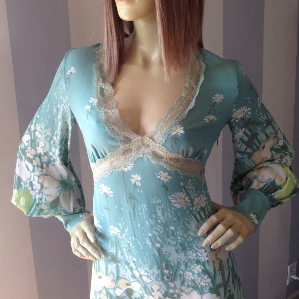 RED Valentino sweet silk dress 6