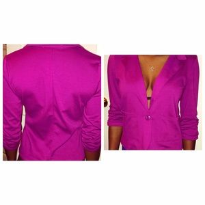 Purple blazer