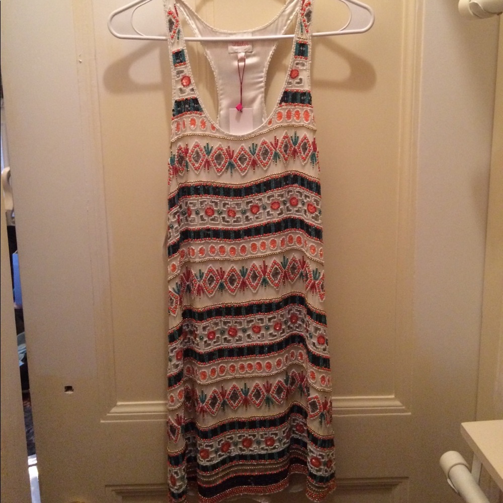 Brand New Beaded Parker Dress