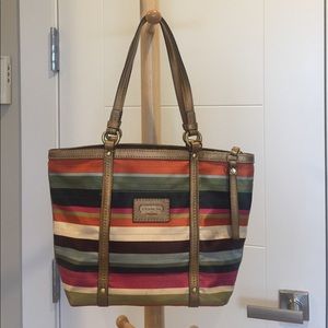 Coach Legacy Stripe Tote Style 12421